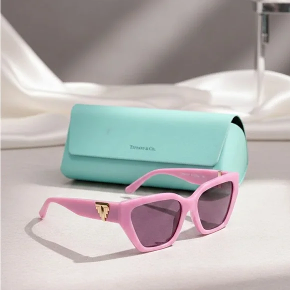 Tiffany & Co. Lavender Sunglasses, Brand New With Case - Picture 1 of 6